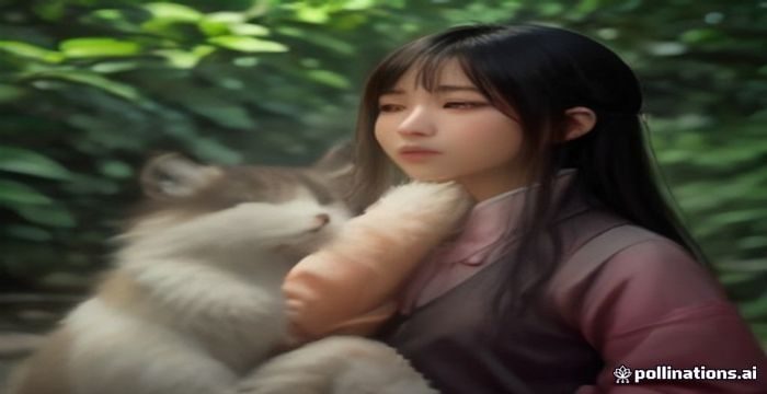 呦呦视频美食博主小林在厨房拍摄视频的场景，镜头前摆放着精心制作的日式料理，画面温馨精致